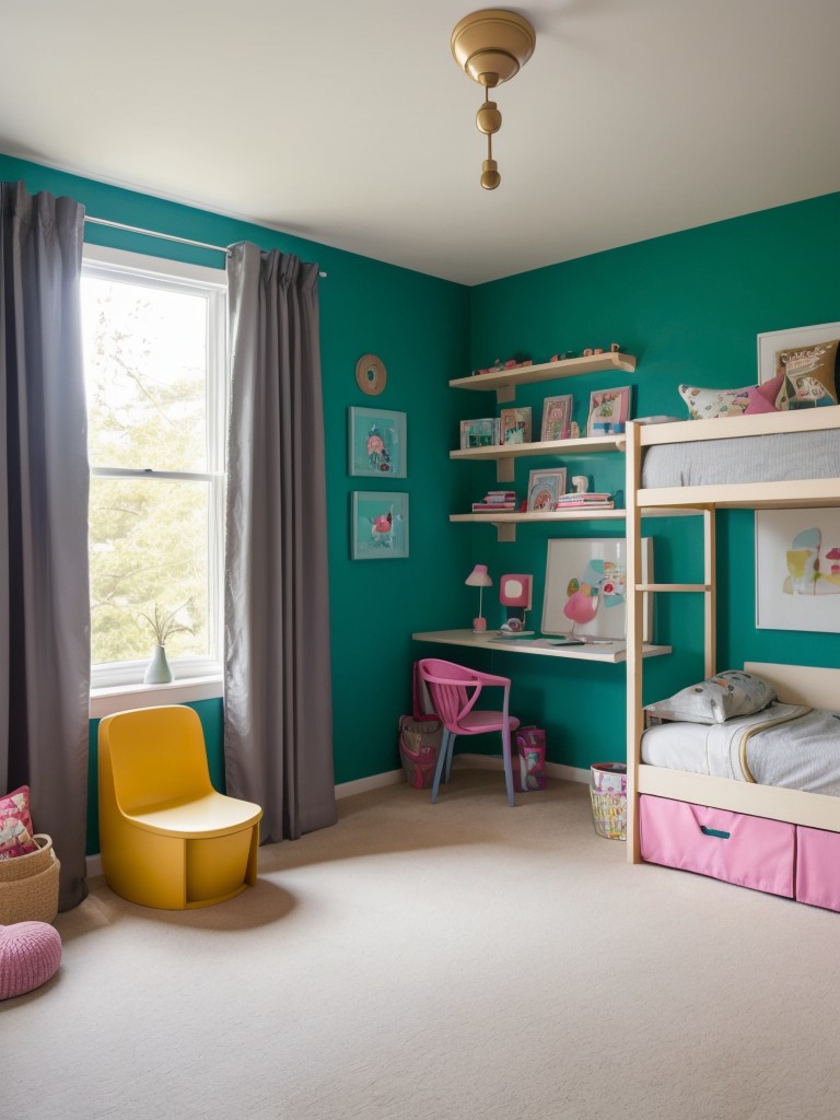 gender-neutral-kids-bedroom-ideas-using-playful-color-scheme-versatile-furniture-fun-decor-elements-to-create-space-that-caters-to-all-children-s-inte