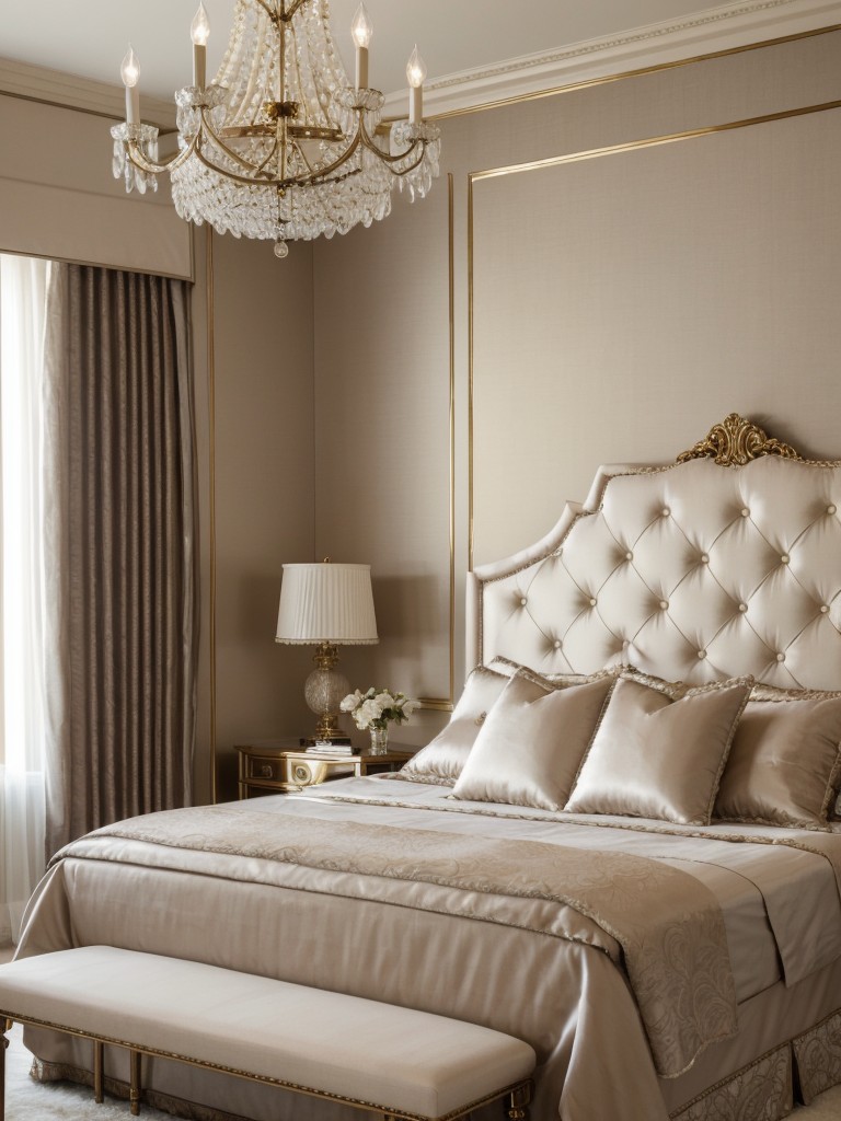 luxurious-elegant-bedroom-design-plush-upholstered-headboard-crystal-chandelier-satin-bedding-glamorous-opulent-feel