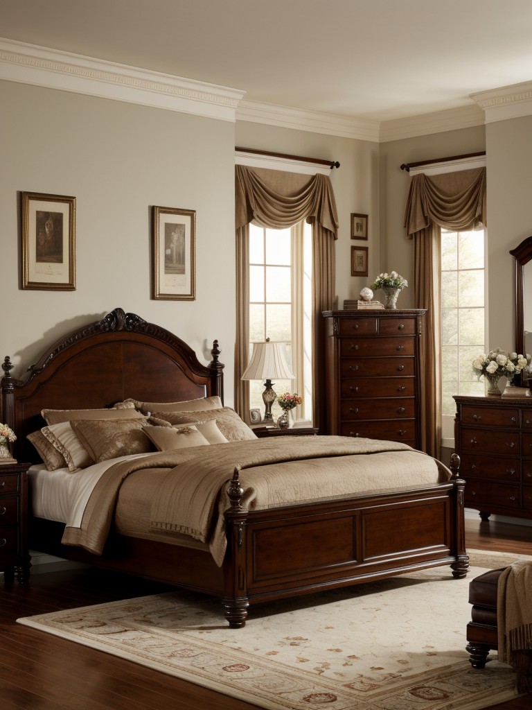 traditional-bedroom-ideas-classic-furniture-pieces-rich-color-scheme-ornate-details-exuding-timeless-elegant-atmosphere