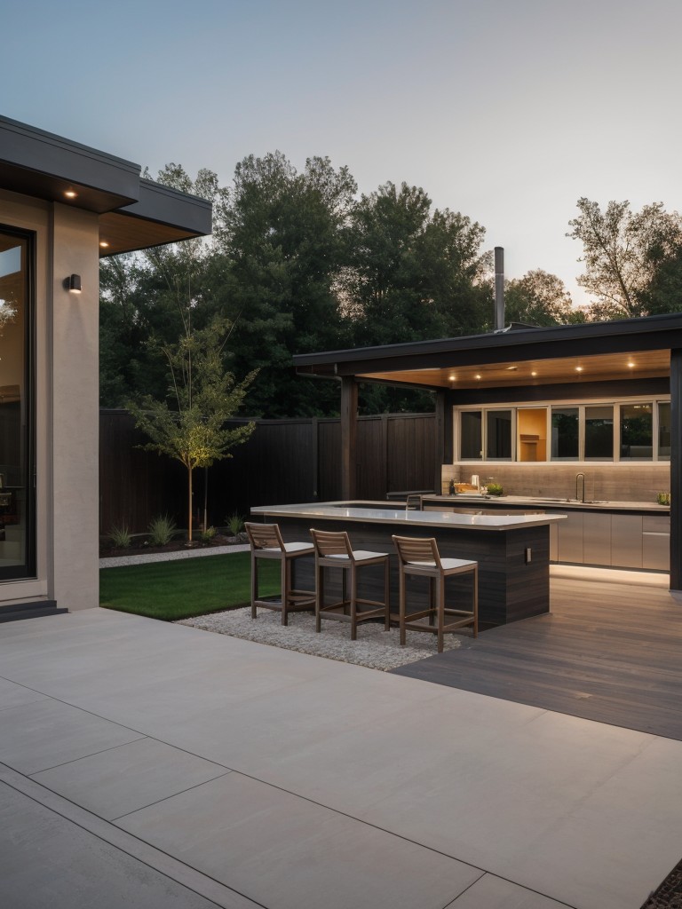 modern-backyard-outdoor-lounge-built-bar-area-sleek-water-feature