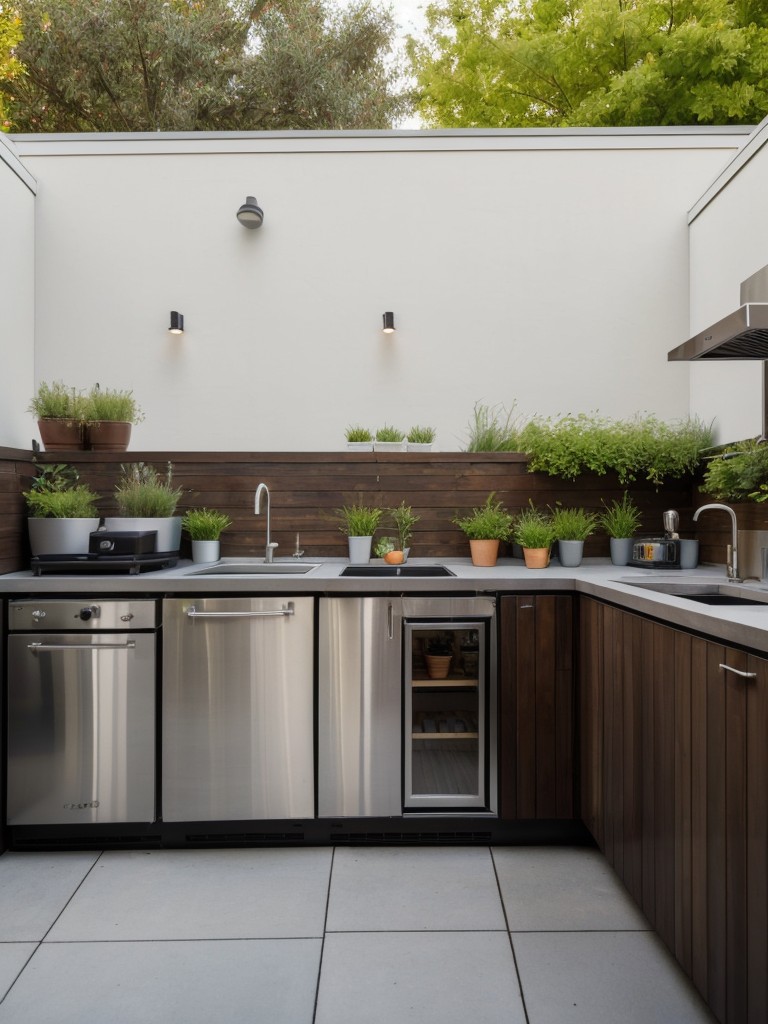 small-space-backyard-design-vertical-gardens-compact-furniture-compact-outdoor-kitchen