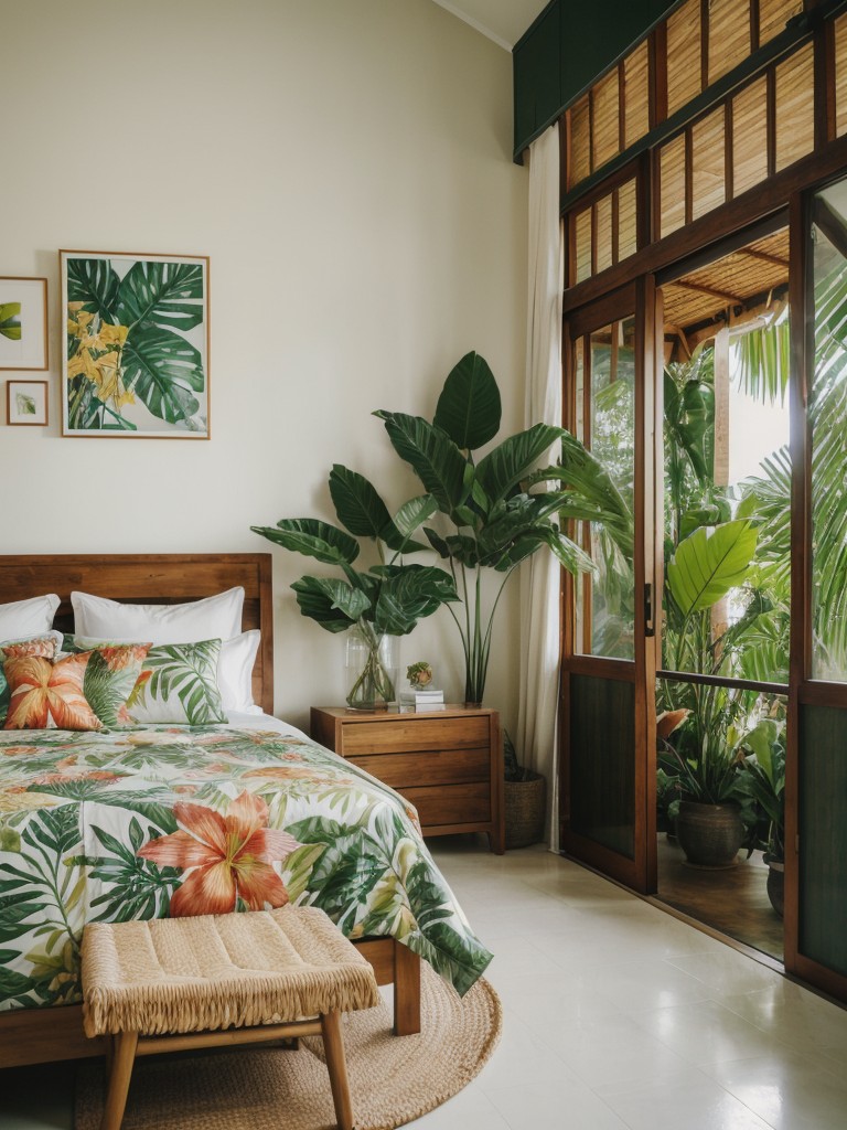 tropical-bedroom-ideas-lush-greenery-vibrant-floral-prints-natural-textures-tropical-paradise-inspired-retreat