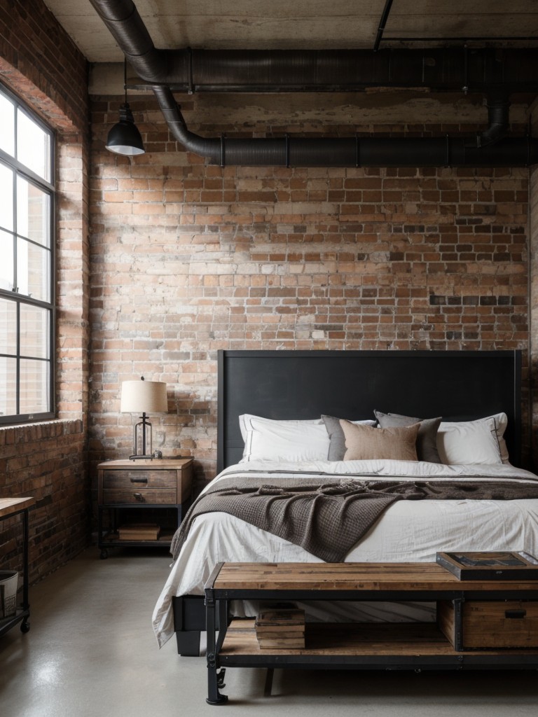 industrial-style-bedroom-design-featuring-exposed-brick-walls-metal-accents-utilitarian-furniture-stylish-urban-look