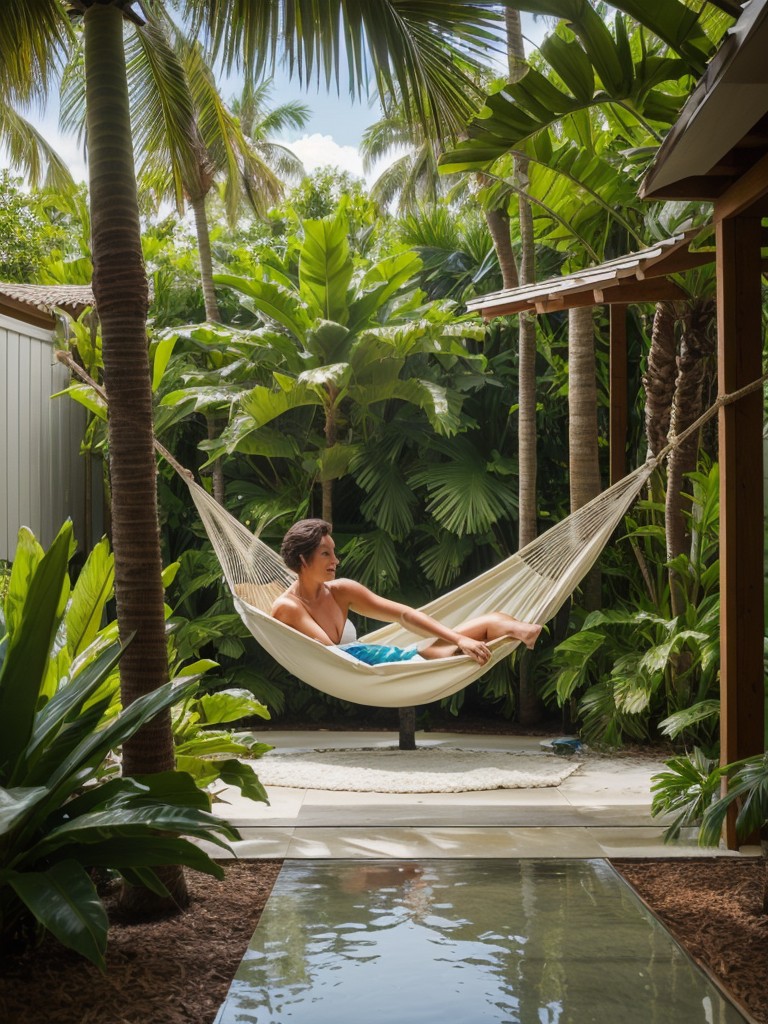 tropical-paradise-backyard-palm-trees-hammock-refreshing-outdoor-shower