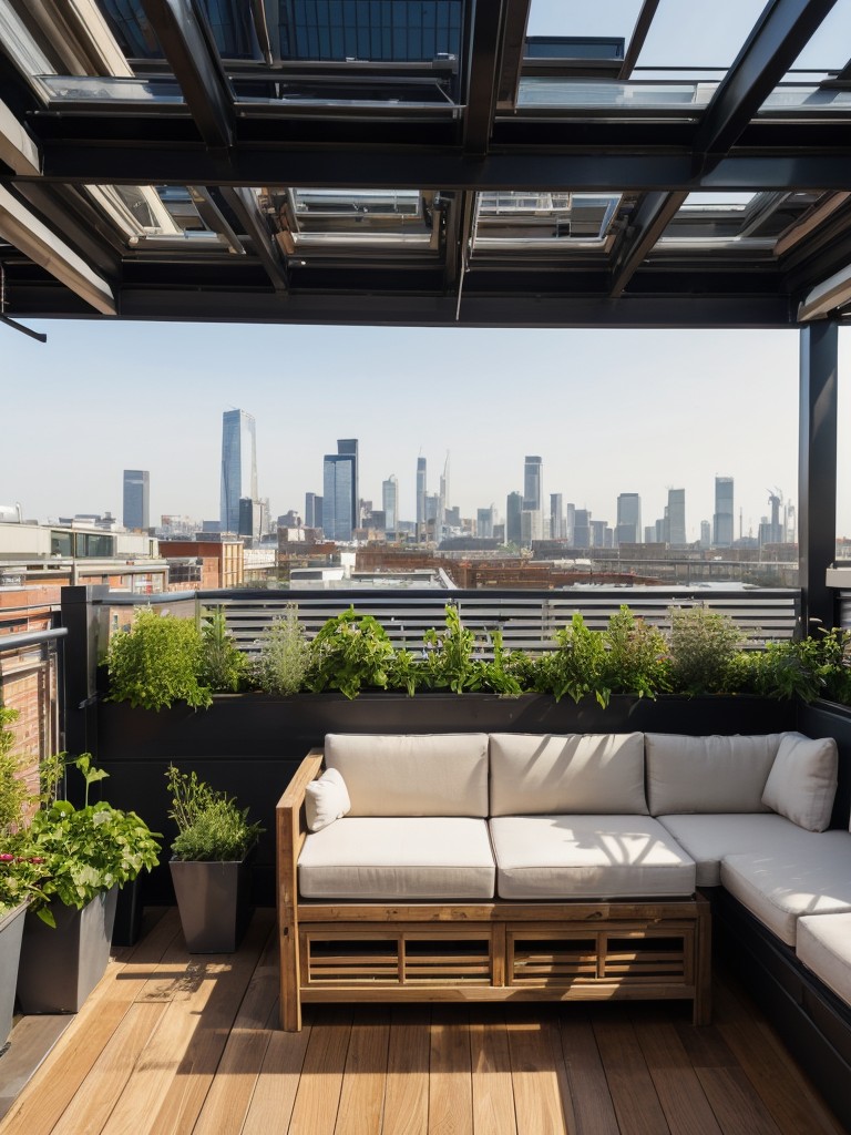 urban-rooftop-garden-container-plants-rooftop-bar-stunning-city-skyline-view