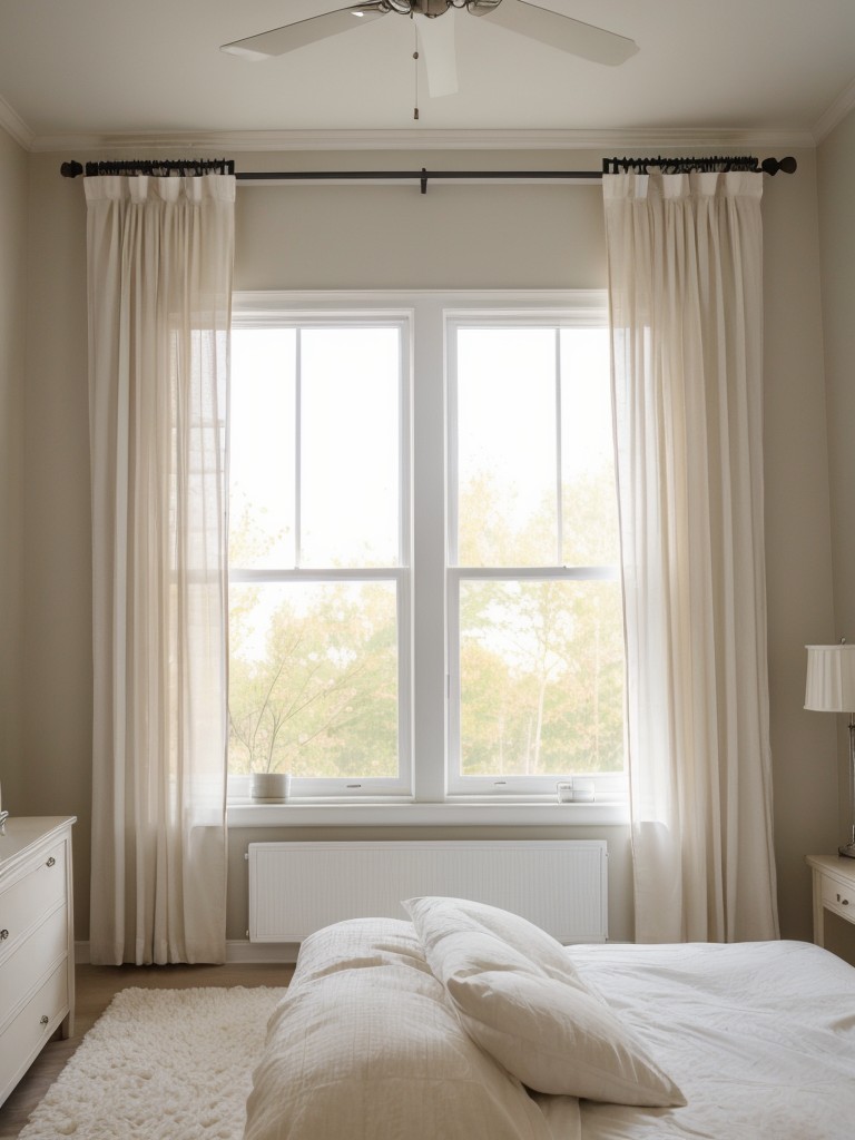 hang-sheer-curtains-to-allow-natural-light-to-filter-create-soft-dreamy-ambiance-bedroom