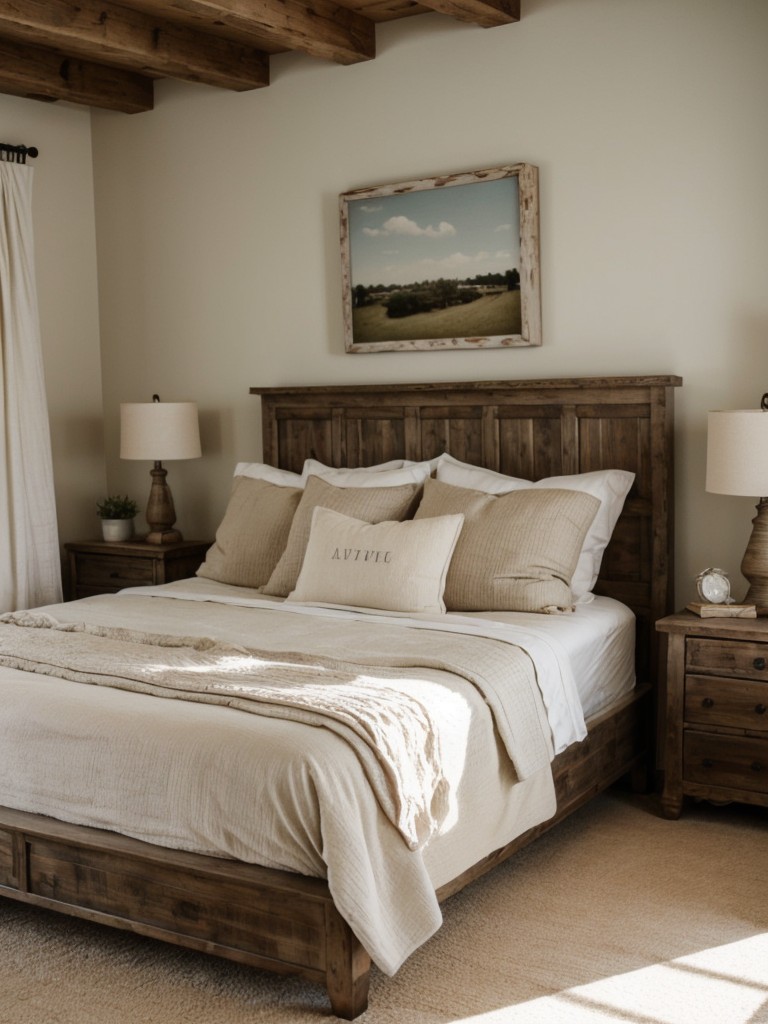 cozy-farmhouse-bedroom-ideas-rustic-wooden-furniture-soft-neutral-colors-vintage-inspired-decor