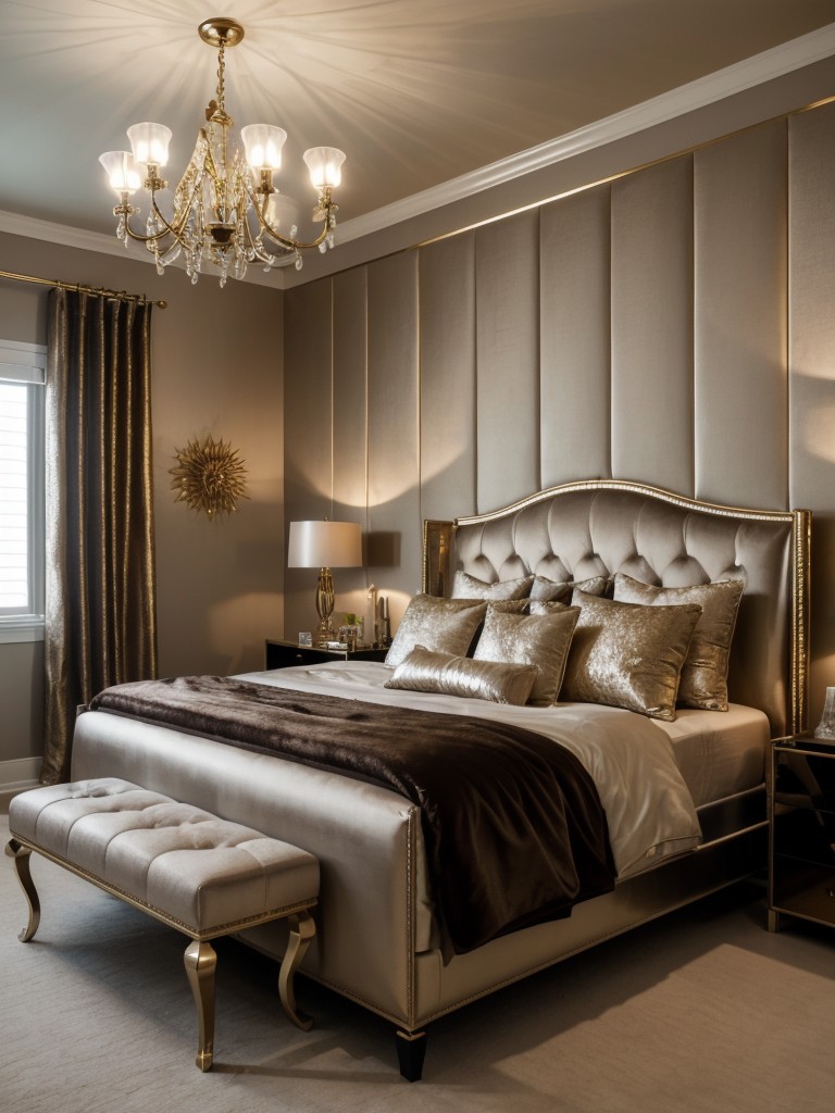 glamorous-bedroom-ideas-metallic-accents-plush-fabrics-dramatic-lighting