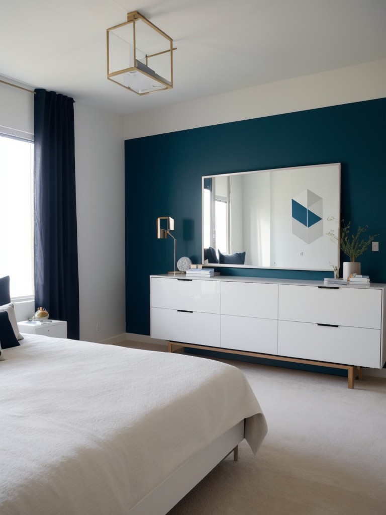 contemporary-bedroom-ideas-sleek-minimalistic-furniture-pops-bold-color-geometric-patterns-modern-stylish-space