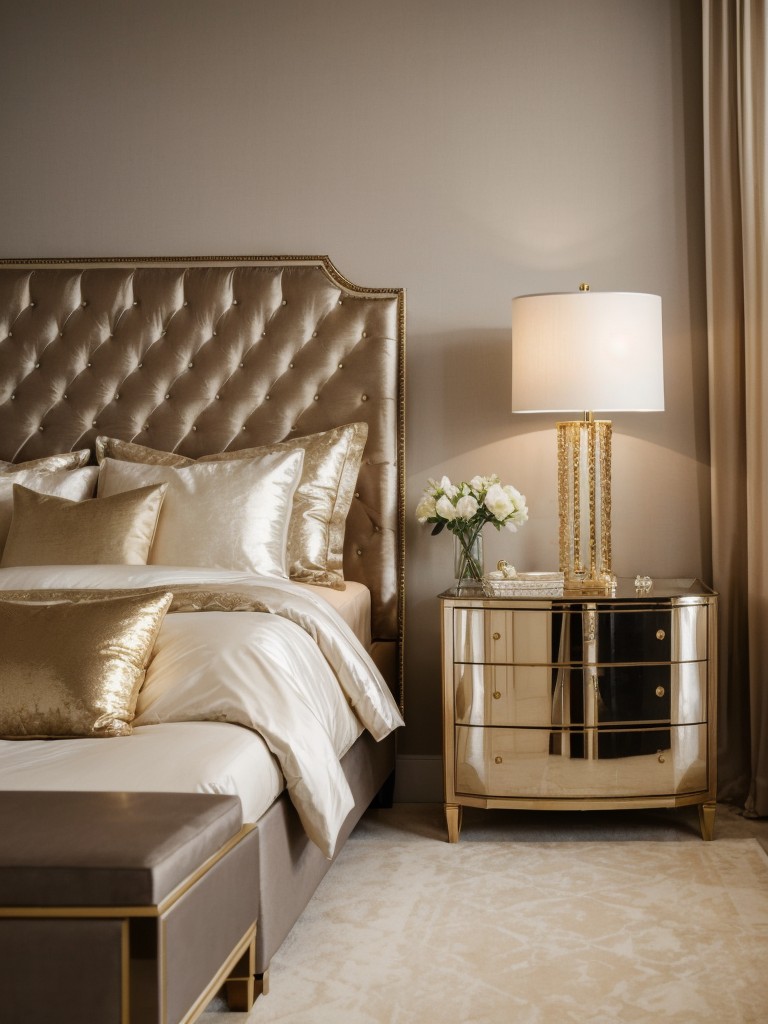 glamorous-bedroom-design-luxurious-fabrics-metallic-accents-statement-lighting-sophisticated-glamorous-feel