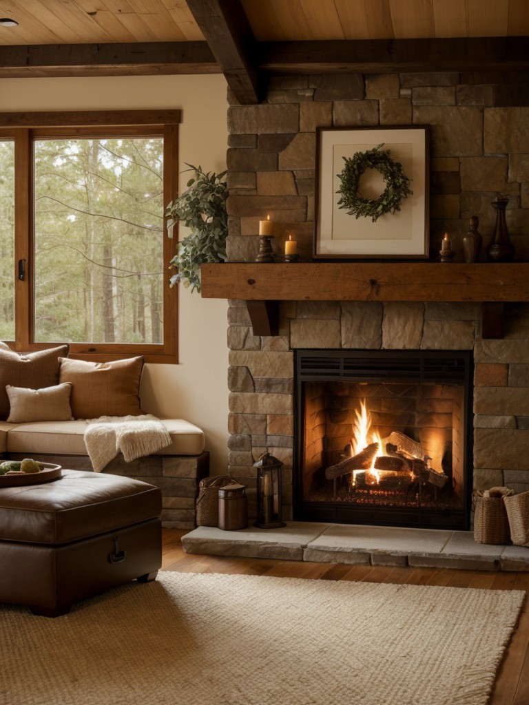 incorporate-cozy-fireplace-to-create-warm-inviting-ambiance-choose-earthy-color-palettes-to-enhance-rustic-feel