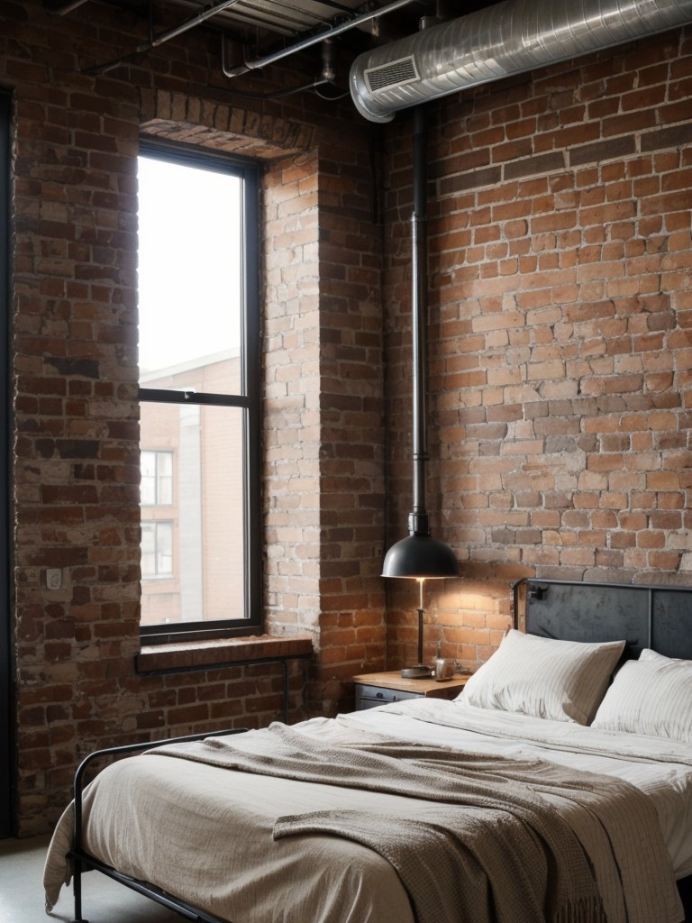 industrial-bedroom-ideas-featuring-exposed-brick-walls-metal-accents-salvaged-wood-furniture-trendy-urban-look