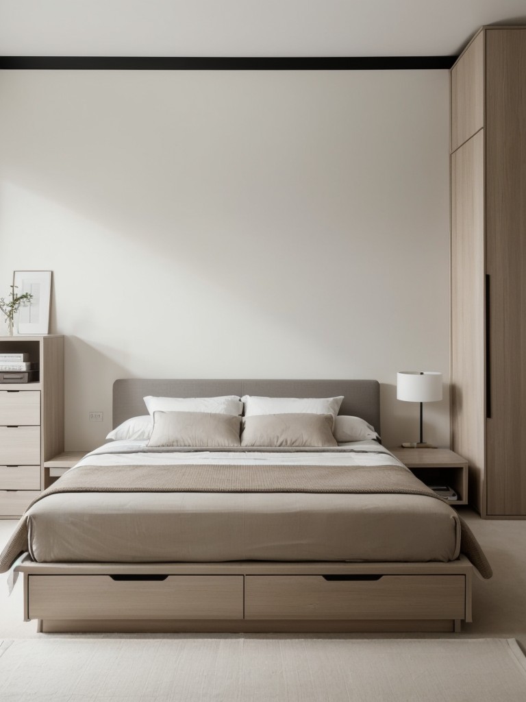 minimalist-bedroom-ideas-sleek-clutter-free-design-aesthetic-utilizing-neutral-colors-simple-furniture-pieces-hidden-storage-options
