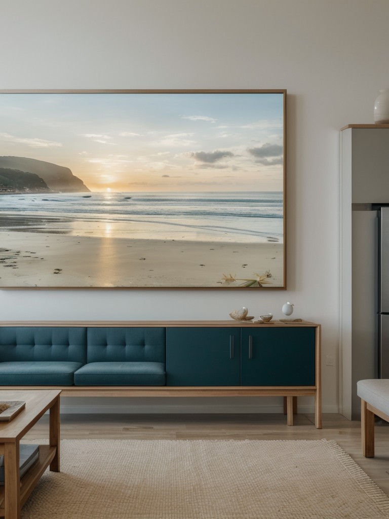 display-artwork-photographs-beach-scenes-coastal-landscapes-to-evoke-sense-relaxation-tranquility