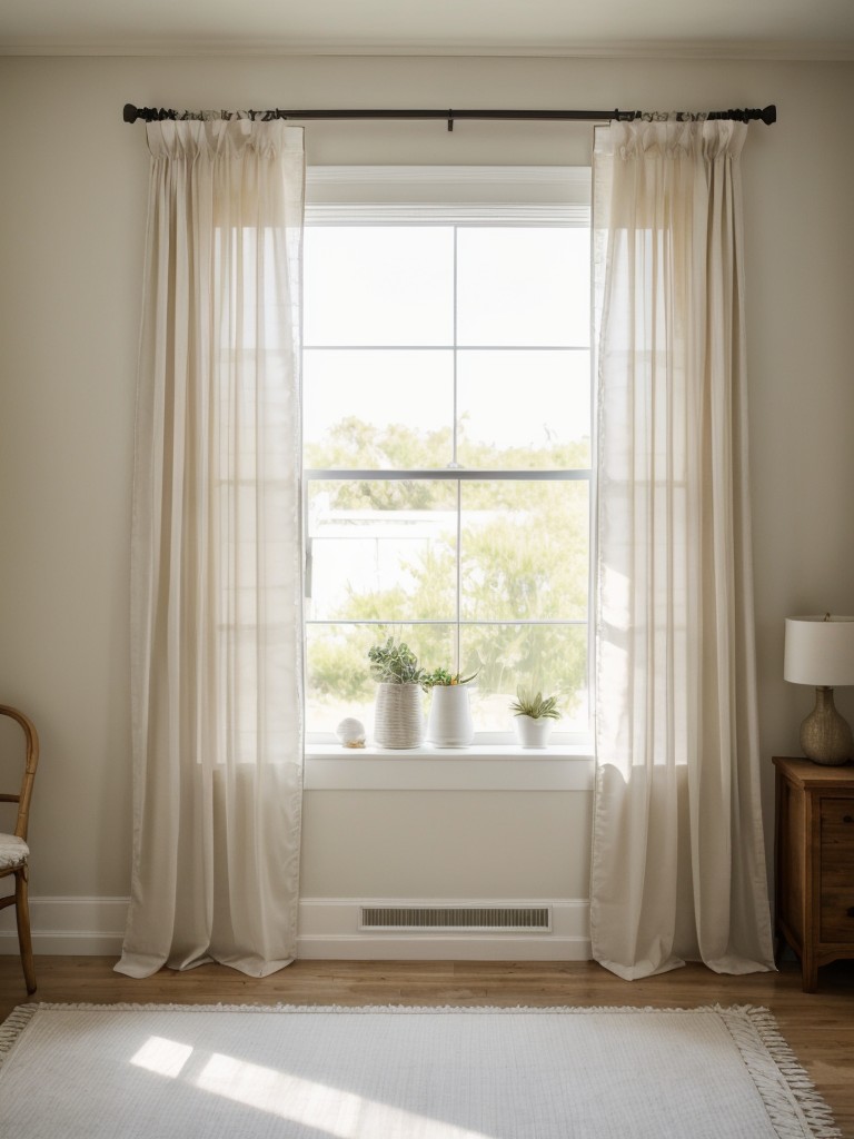 hang-sheer-curtains-to-let-plenty-natural-light-create-breezy-beachy-atmosphere