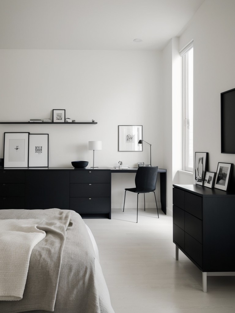 minimalist-bedroom-ideas-sleek-furniture-monochromatic-color-scheme