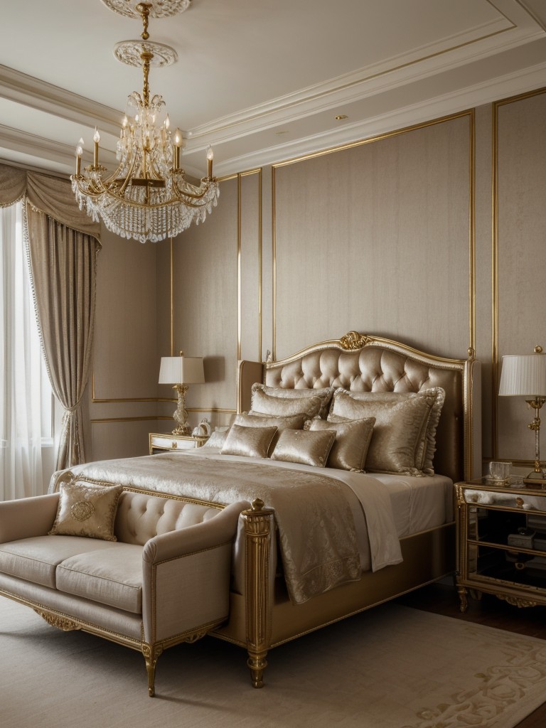 glamorous-bedroom-luxurious-fabrics-metallic-accents-elegant-chandeliers-touch-opulence-sophistication