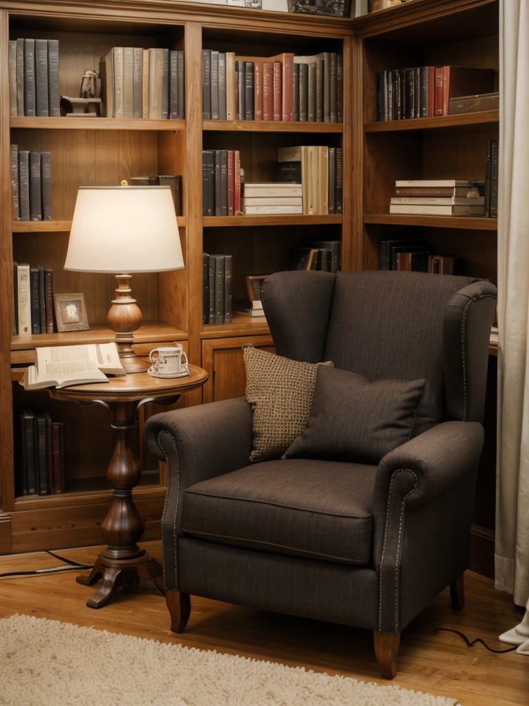create-cozy-stylish-reading-nook-comfortable-chair-floor-lamp-bookshelves-teen-who-loves-literature
