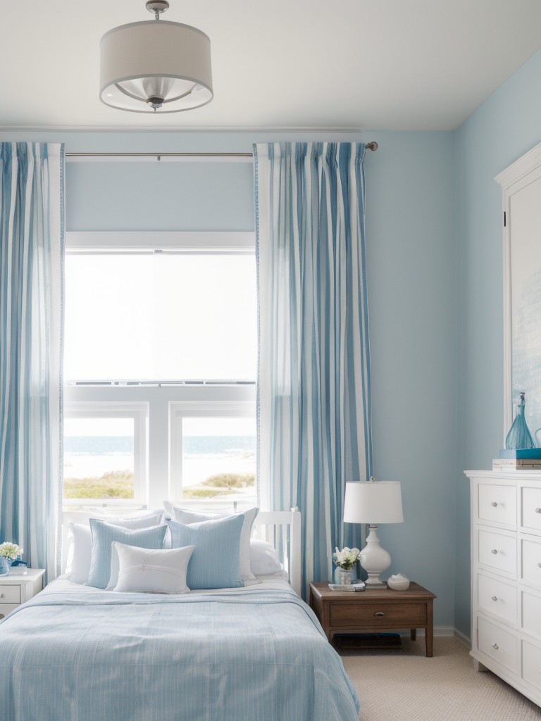 serene-coastal-bedroom-ideas-breezy-white-curtains-nautical-accents-light-blue-color-palette