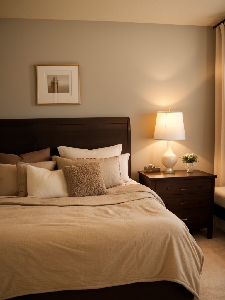 cozy-bedroom-ideas-soft-lighting-plush-bedding-warm-color-palette-to-create-relaxing-atmosphere