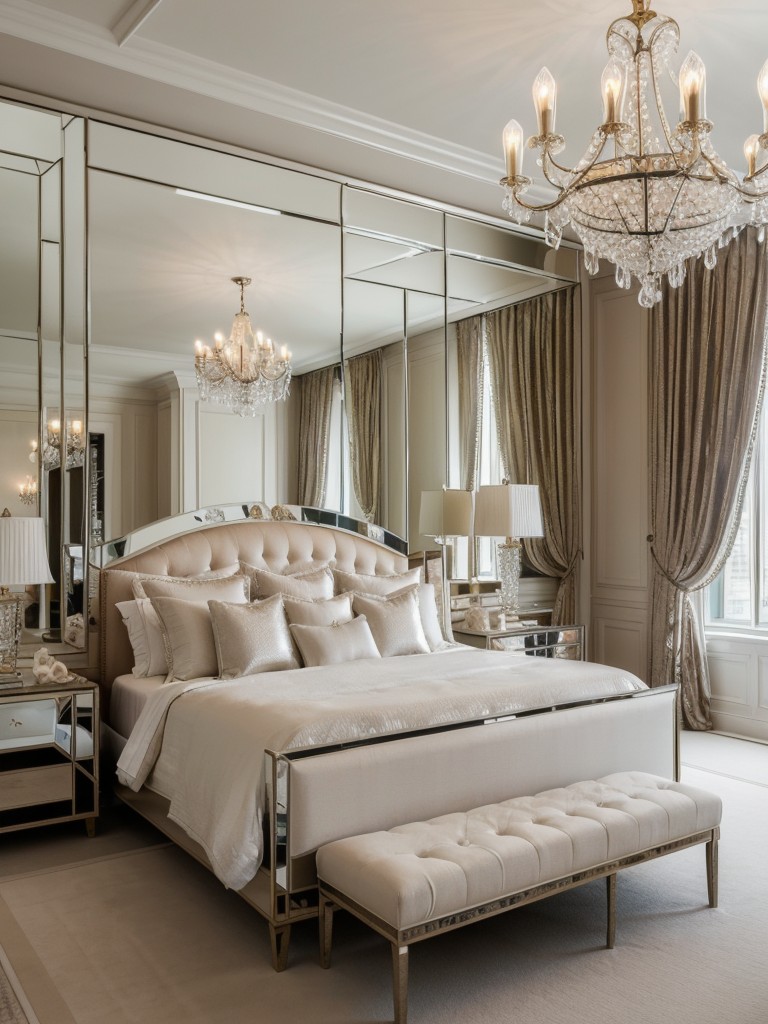 glamorous-bedroom-ideas-incorporating-luxurious-fabrics-crystal-chandeliers-mirrored-surfaces-to-add-touch-sophistication-elegance