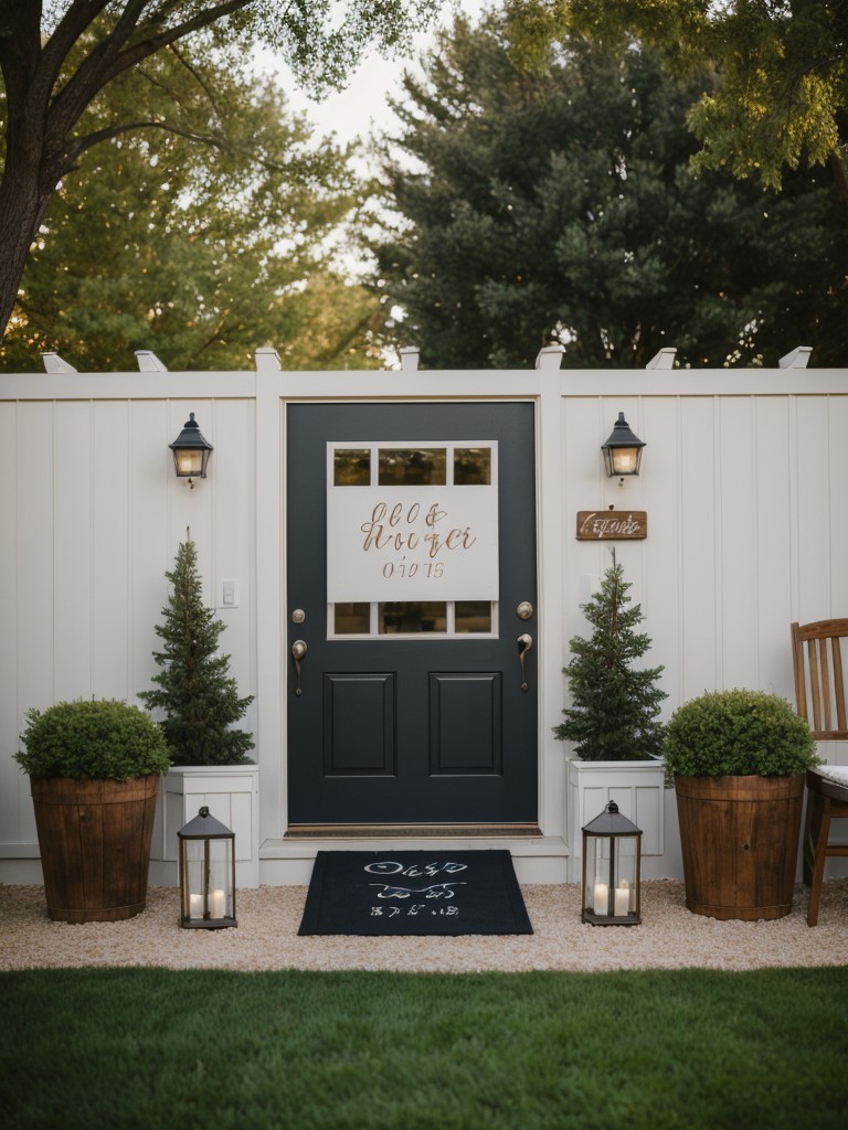 hang-unique-personalized-signage-throughout-backyard-to-direct-guests-add-personal-touch