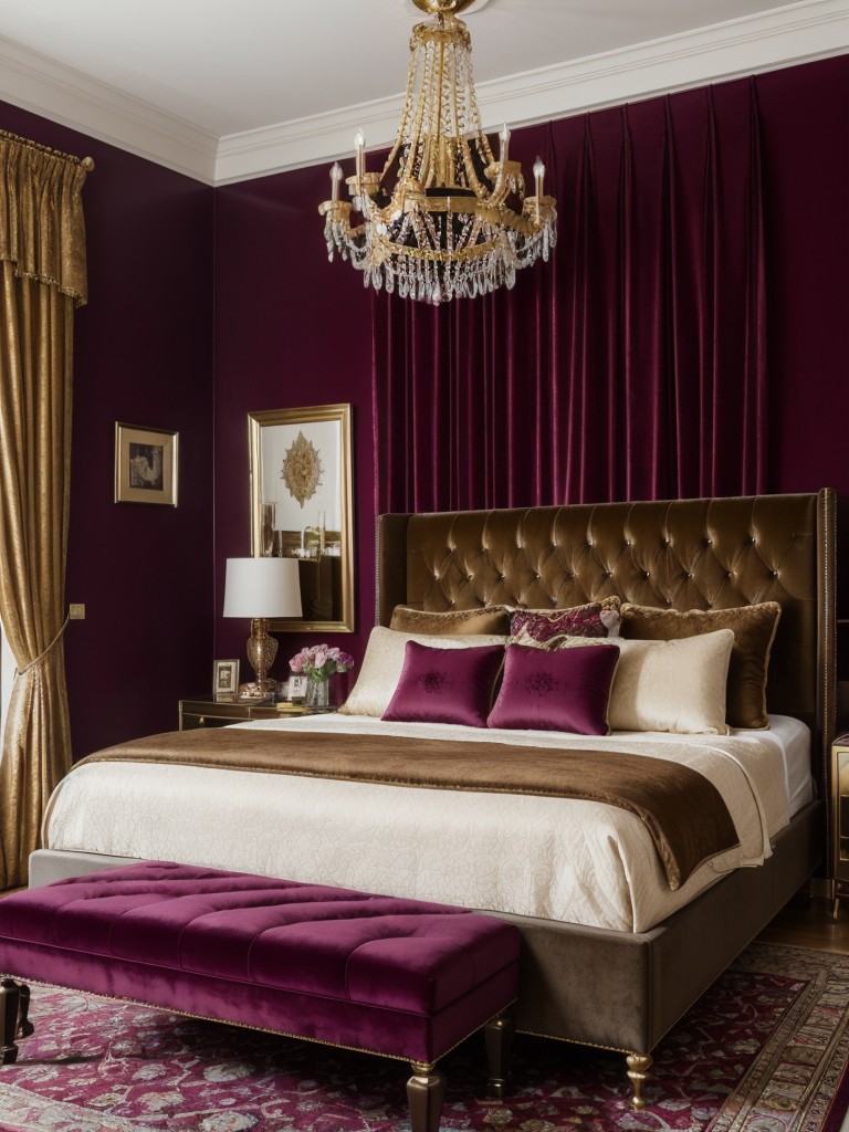 bold-dramatic-bedroom-ideas-featuring-deep-jewel-toned-colors-plush-textiles-statement-pieces-like-tufted-velvet-headboard-chandelier-luxurious-opulen