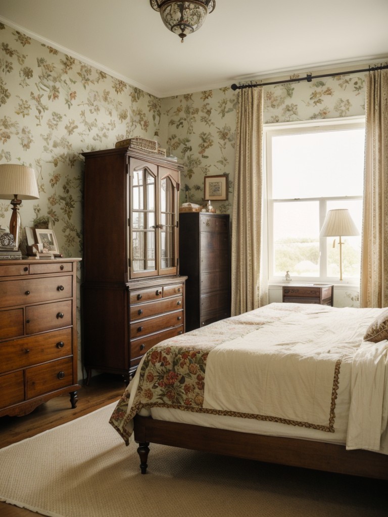 vintage-bedroom-ideas-antique-furniture-vintage-inspired-prints-nostalgic-accessories-charming-retro-vibe