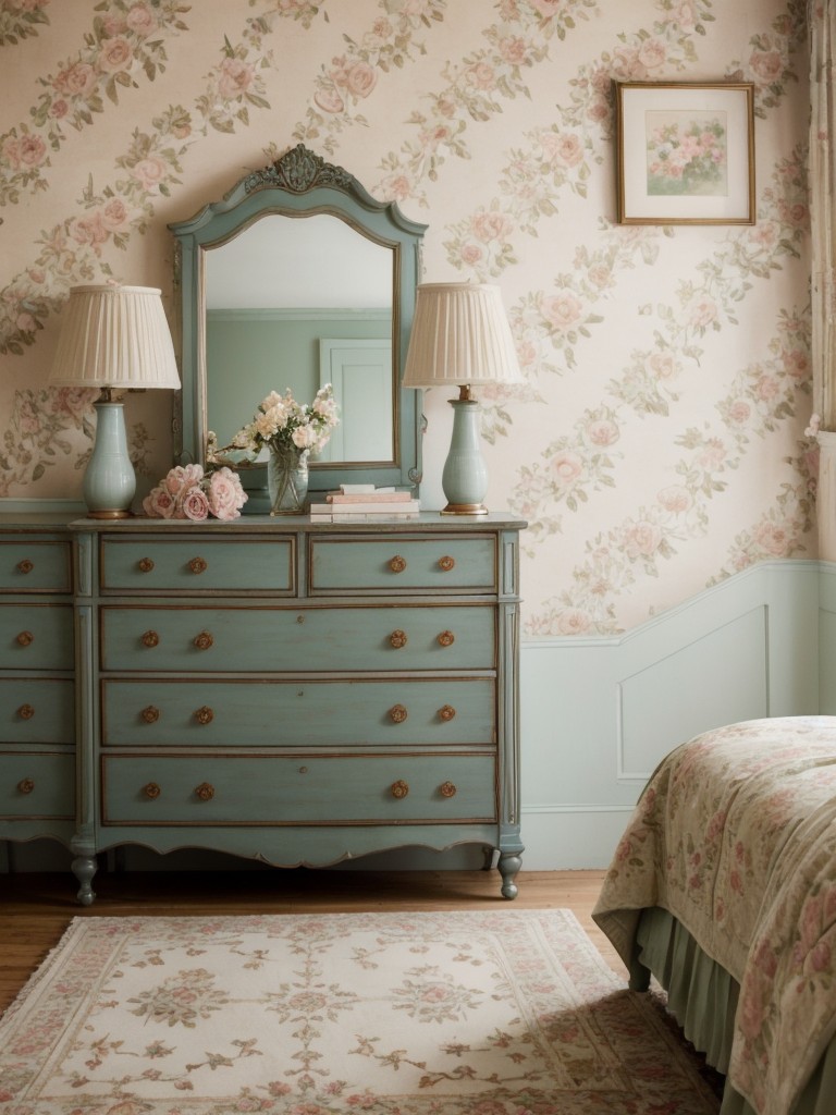 vintage-inspired-bedroom-ideas-antique-furniture-floral-patterns-soft-pastel-colors