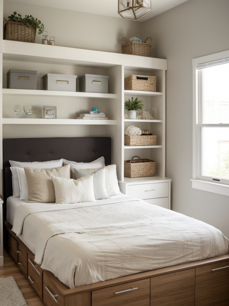 maximize-small-bedroom-s-storage-potential-incorporating-built-wardrobes-floating-shelves-clutter-free-space