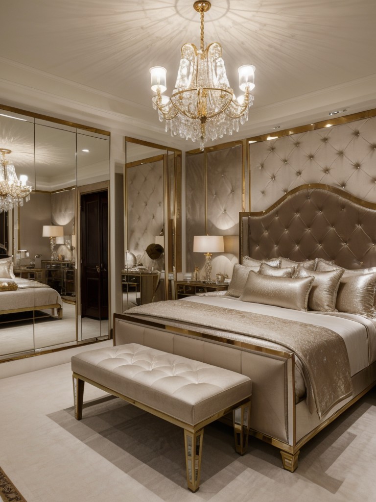 glamorous-bedroom-ideas-luxurious-fabrics-mirrored-surfaces-statement-chandeliers-glamorous-opulent-vibe
