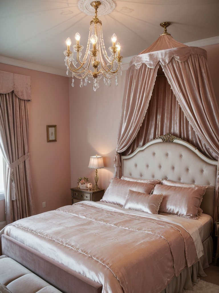 romantic-bedroom-ideas-soft-pastel-colors-luxurious-fabrics-like-silk-velvet-romantic-lighting-such-chandeliers-fairy-lights-to-create-intimate-dreamy