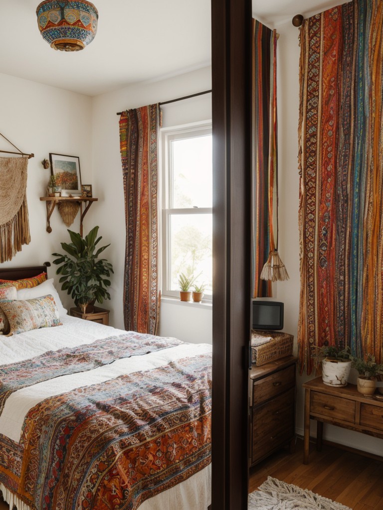 bohemian-bedroom-ideas-vibrant-patterns-eclectic-decor-mix-textures-free-spirited-feel