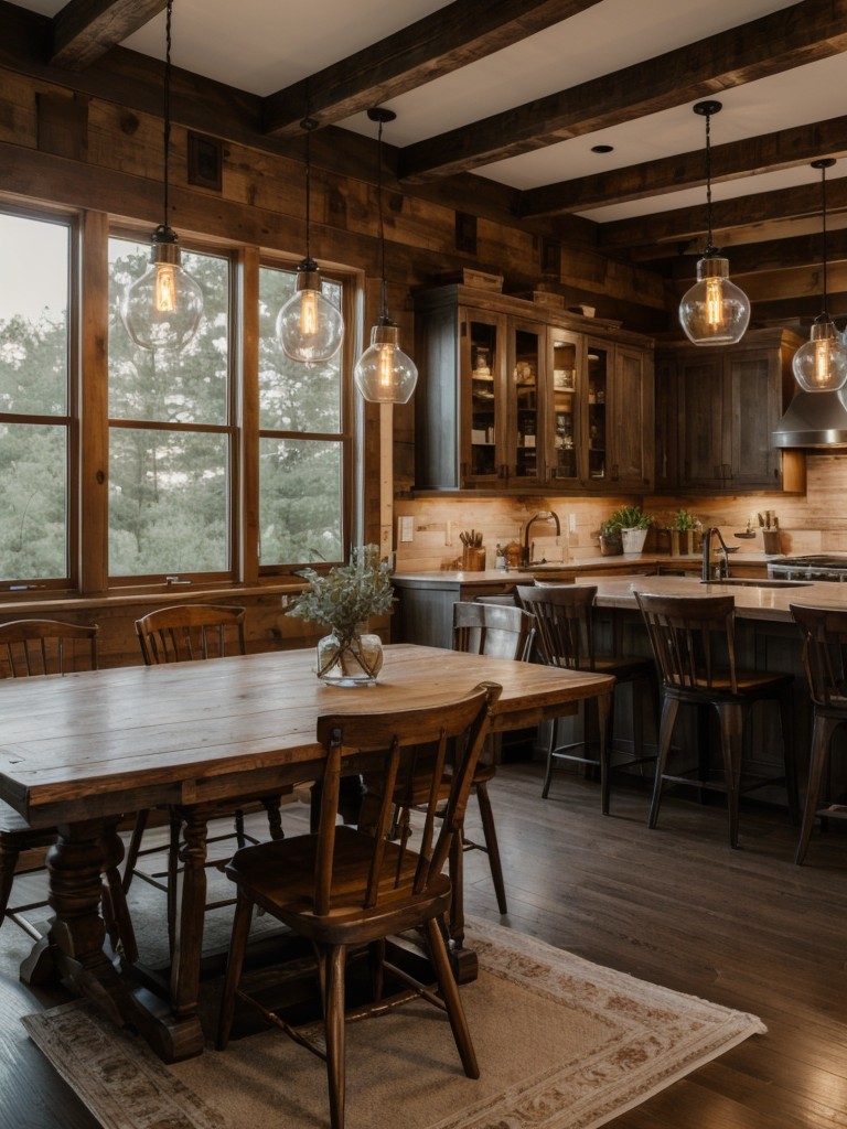 incorporating-edison-bulb-lighting-rustic-wood-furniture