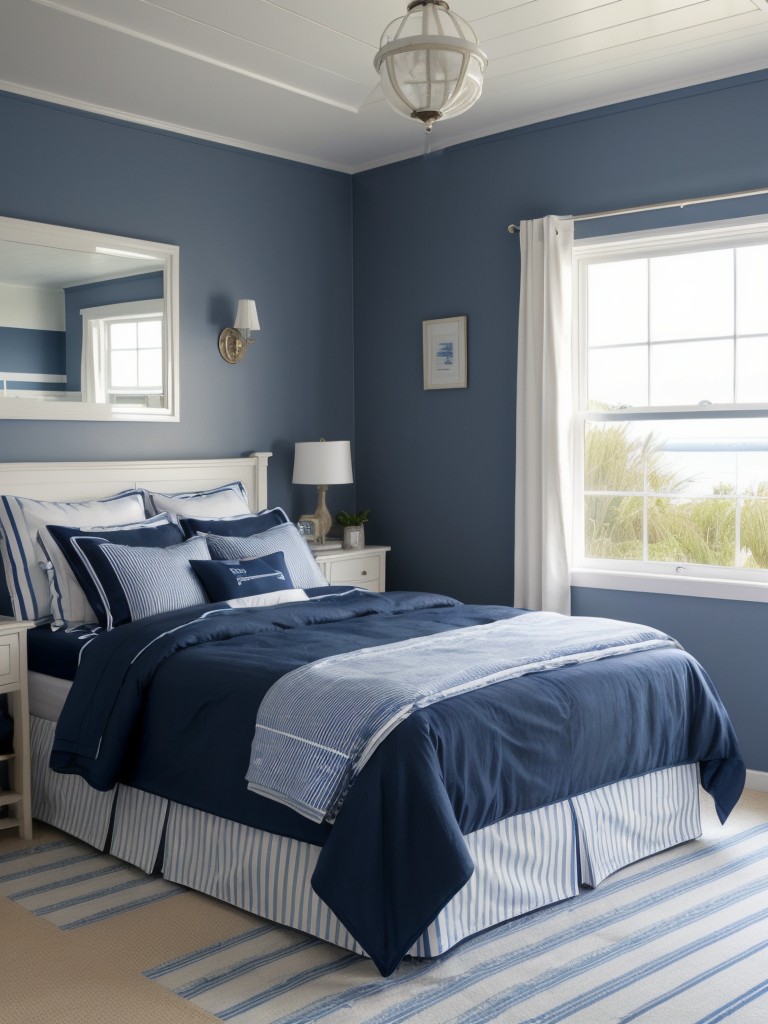 nautical-themed-bedroom-ideas-striped-bedding-maritime-inspired-decor-using-navy-blue-white-colors-coastal-accents