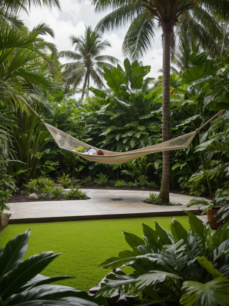 tropical-backyard-designs-incorporating-lush-plants-hammock-waterfall-feature-vacation-like-retreat