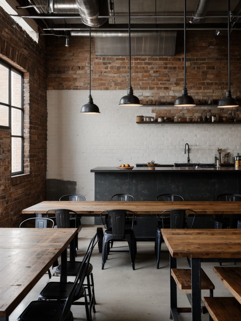 industrial-dining-room-ideas-exposed-brick-walls-metal-accents-adding-touch-edgy-urban-style