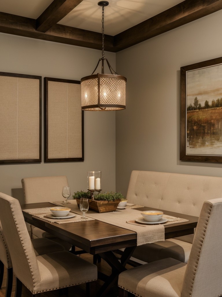 cozy-dining-room-ideas-soft-lighting-comfortable-seating-warm-earth-tones-creating-welcoming-atmosphere-family-gatherings