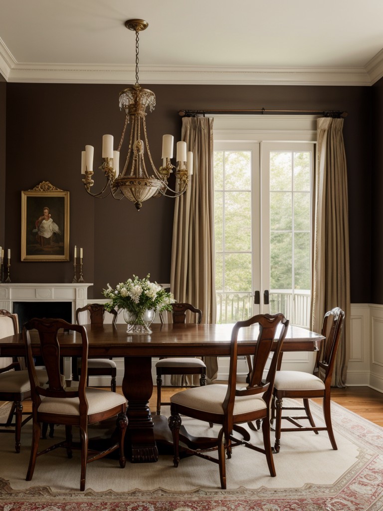 traditional-dining-room-ideas-classic-furniture-elegant-draperies-traditional-wall-moldings-exuding-timeless-beauty