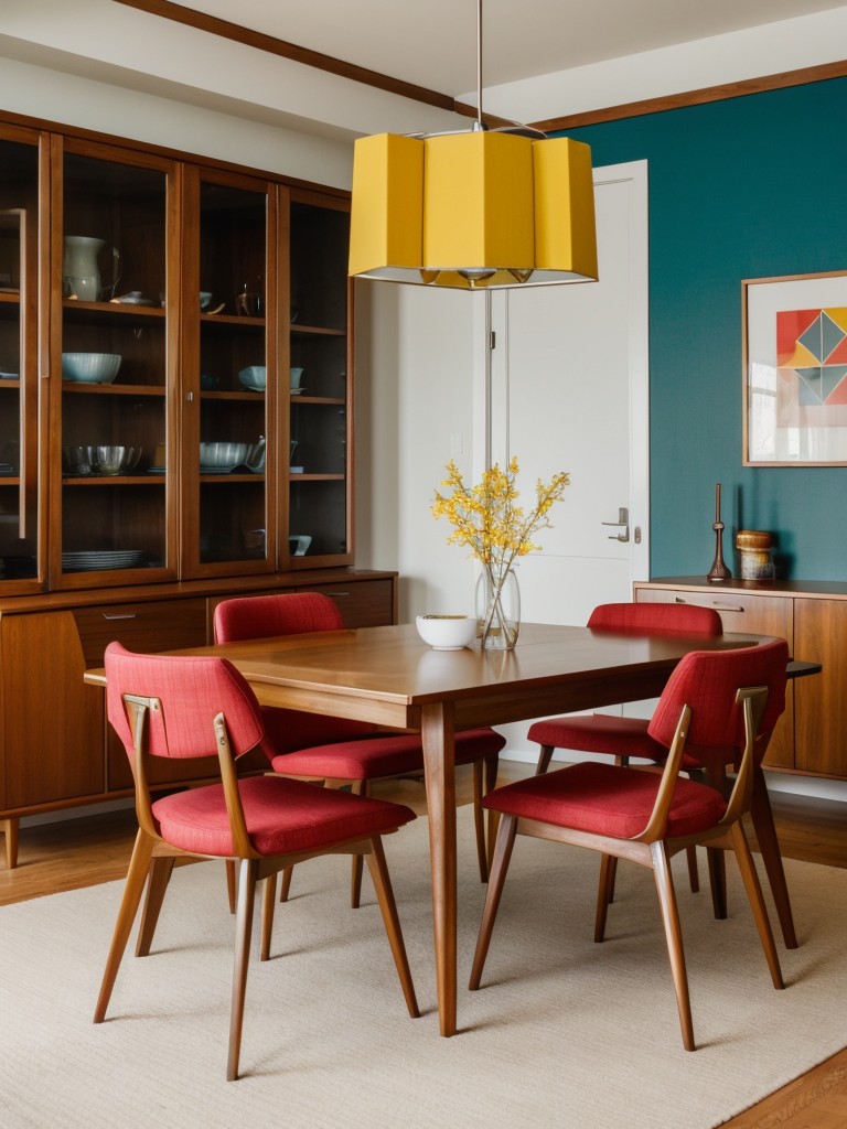 mid-century-modern-dining-room-ideas-retro-inspired-furniture-geometric-patterns-pops-bright-colors
