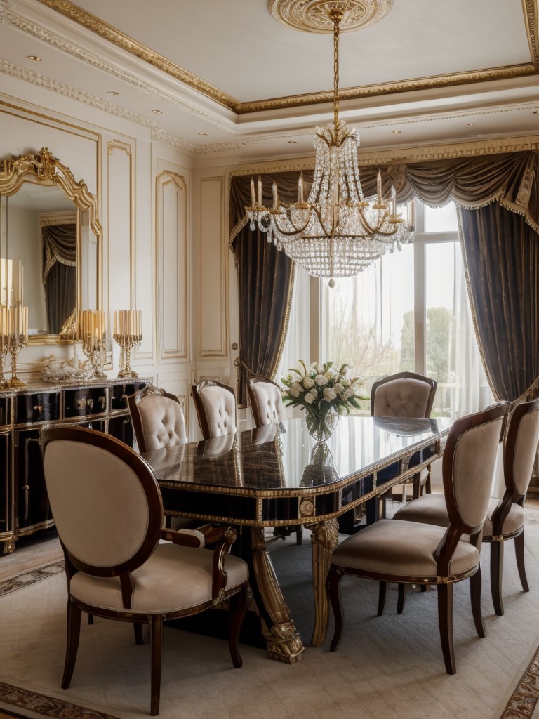 glamorous-dining-room-ideas-featuring-luxurious-finishes-crystal-chandeliers-velvet-upholstery-opulent-elegant-ambiance