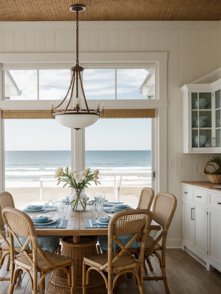 coastal-dining-room-ideas-beach-inspired-look-light-airy-color-schemes-nautical-decor-accents-natural-materials-like-seagrass-rattan
