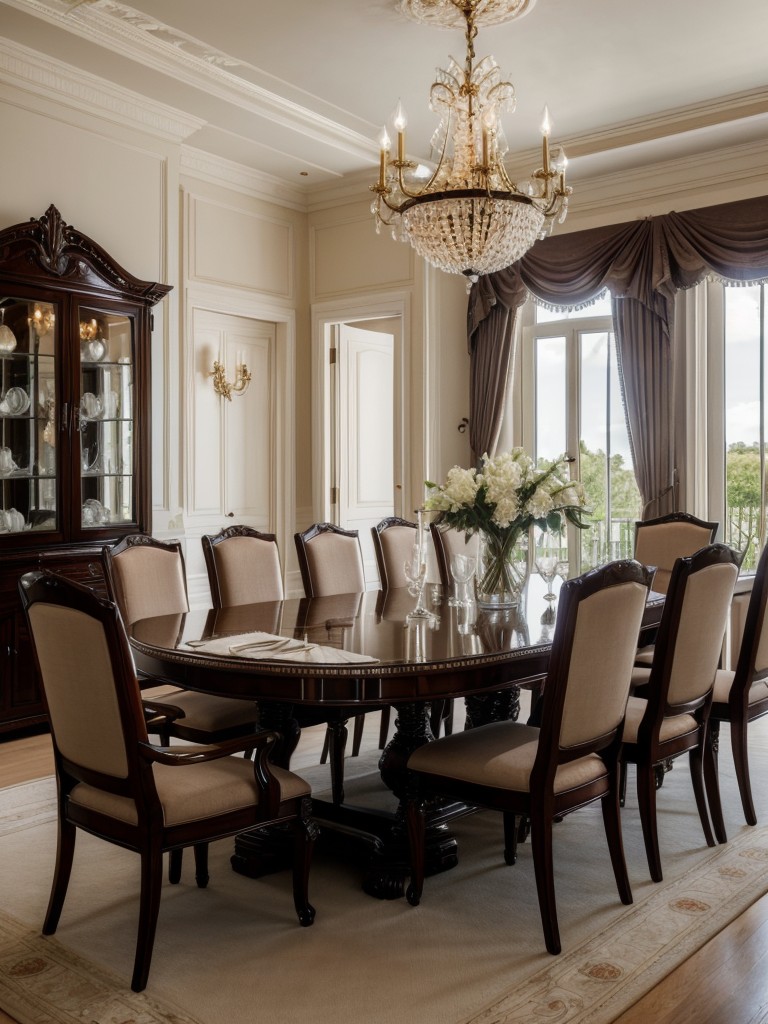 formal-dining-room-ideas-elegant-sophisticated-dinner-parties-focus-luxurious-materials-ornate-chandeliers-refined-table-settings