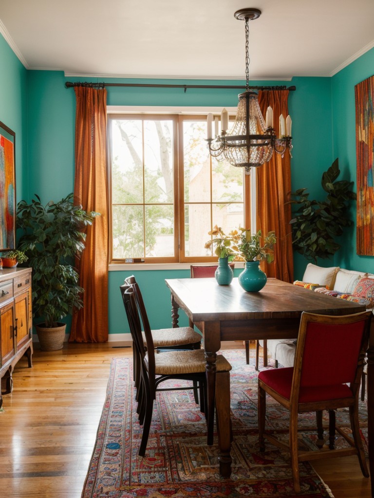 bohemian-dining-room-ideas-eclectic-furnishings-vibrant-colors-global-inspired-decor-free-spirited-artistic-vibe