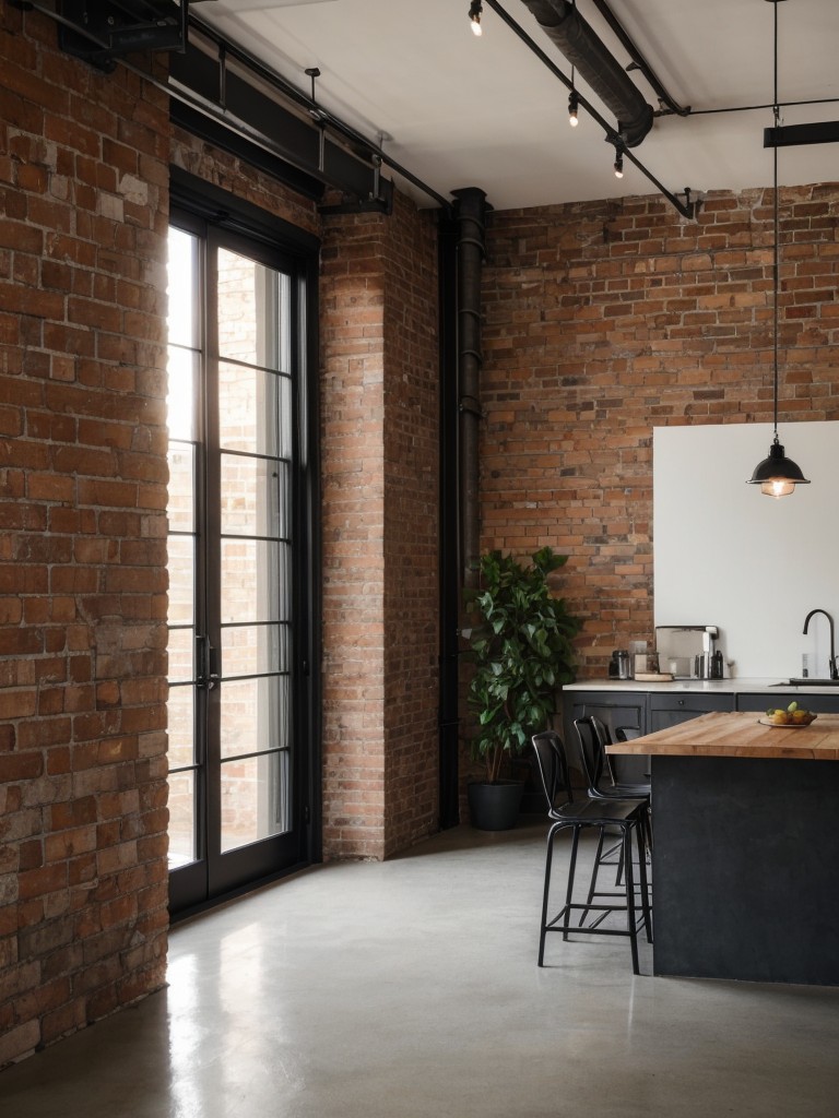 industrial-dining-room-ideas-raw-materials-exposed-brick-walls-minimalist-furniture-sleek-urban-look