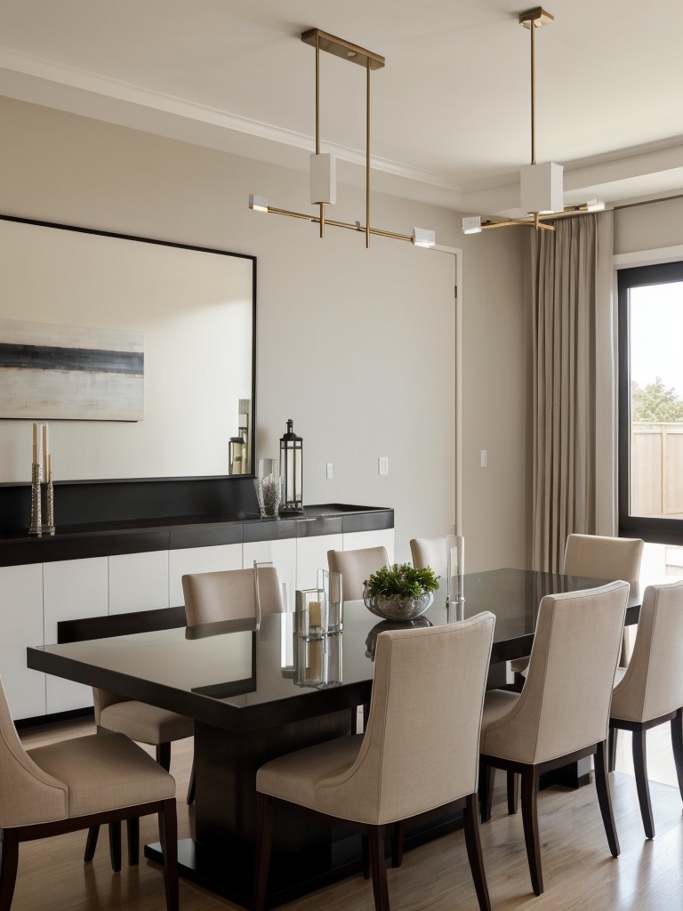 contemporary-dining-room-ideas-sleek-lines-neutral-colors-statement-lighting-creating-refined-modern-ambiance