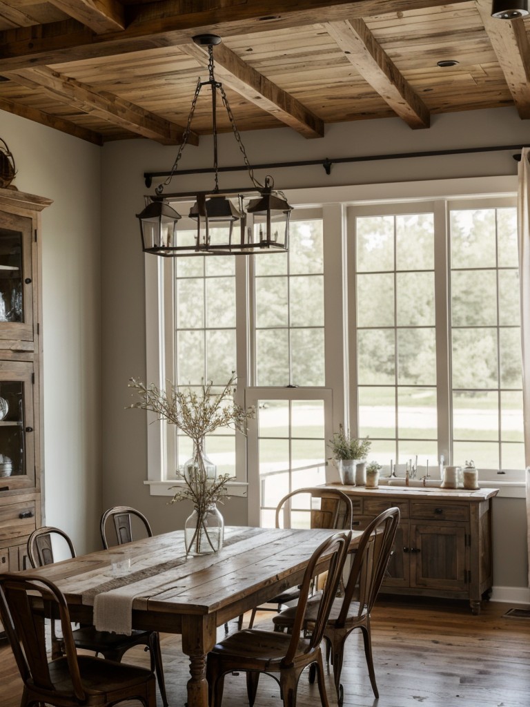 farmhouse-dining-room-ideas-distressed-furniture-rustic-accents-cozy-country-inspired-feel