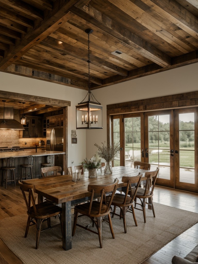 rustic-dining-room-ideas-reclaimed-wood-furniture-farmhouse-inspired-decor-cozy-ambiance