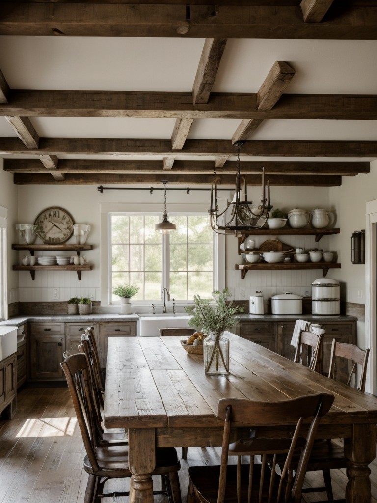 farmhouse-dining-room-ideas-capturing-warm-rustic-charm-country-home-featuring-distressed-furniture-vintage-accents-natural-elements-like-wood-beams-f