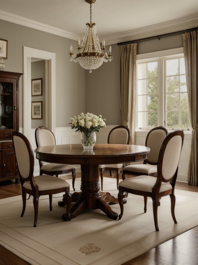 traditional-dining-room-ideas-classic-timeless-elements-featuring-elegant-furniture-refined-textiles-rich-colors-sophisticated-formal-ambiance